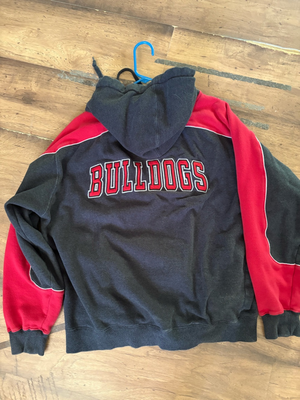 Georgia Bulldogs Mens Colosseum Zip Up Hoodie - Picture 2 of 3